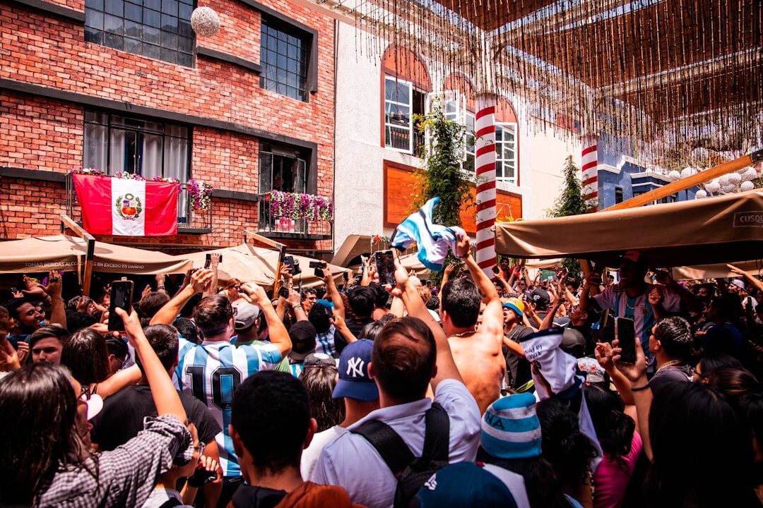argentina national team celebrating world cup