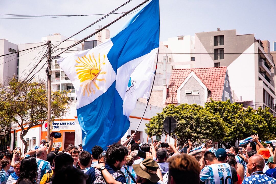 argentina celebrating world cup victory